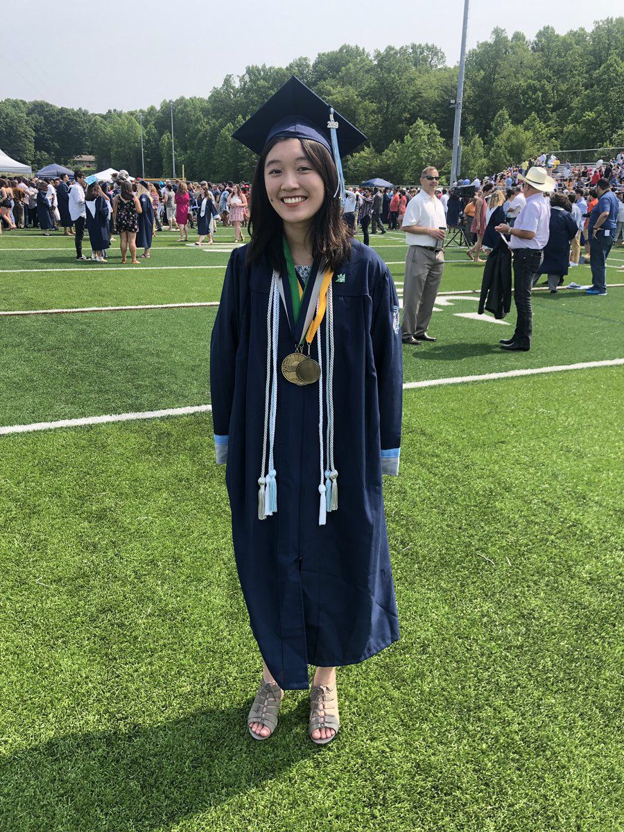 Lillian Cai, salutatorian of Charles J. Colgan Sr. High School